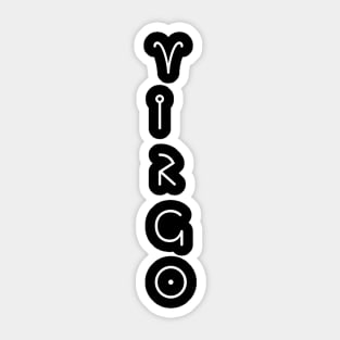 Virgo Vertical Sticker